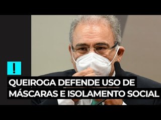 Queiroga defende uso de máscaras e isolamento social