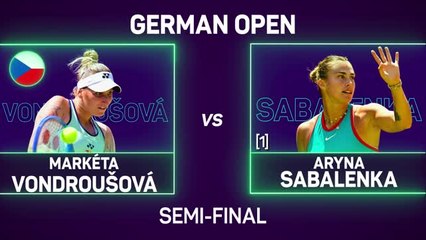 Vondrousova downs Sabalenka to reach first final since 2023