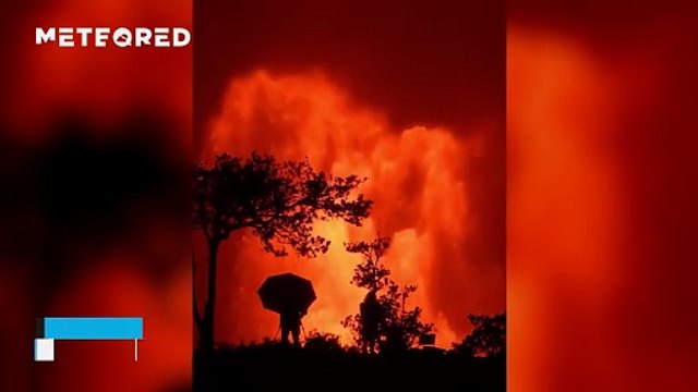 New eruption at Kilauea Volcano in Hawaii! Lava fountains over 300 meters high