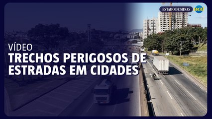Trechos perigosos de estradas em cidades