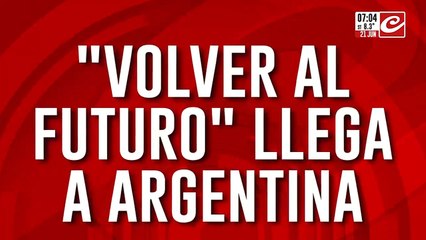 Atención fanáticos... ¡Volver al futuro llega a la Argentina!
