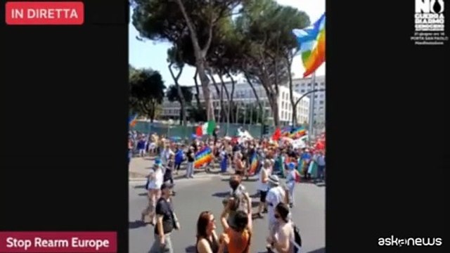 M.O., corteo a Roma: fermare Israele e la terza guerra mondiale