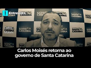 Carlos Moisés retorna ao governo de Santa Catarina