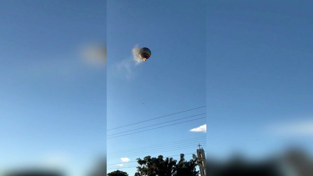 Al menos ocho muertos al caer un globo aerostático con 21 pasajeros a bordo en Brasil
