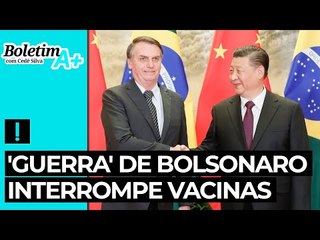 'Guerra' de Bolsonaro interrompe vacinas