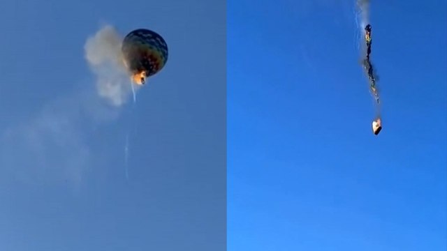 Ocho muertos al incendiarse un globo aerostático con 21 pasajeros en Brasil