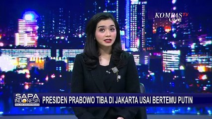 Momen Presiden Prabowo Tiba di Jakarta Usai Kunjungan ke Rusia