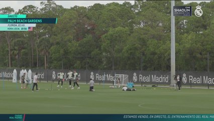 Entrenamiento Real Madrid