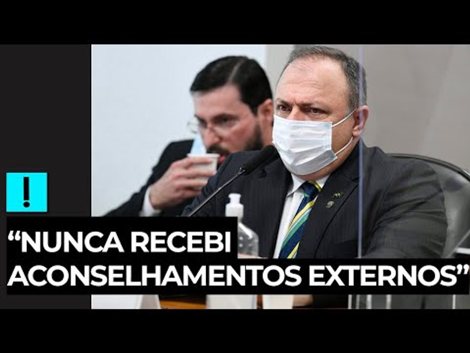 “Nunca recebi aconselhamentos externos”, diz Pazuello, sobre ‘ministério paralelo’