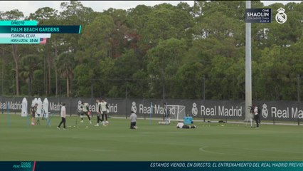 Real Madrid training