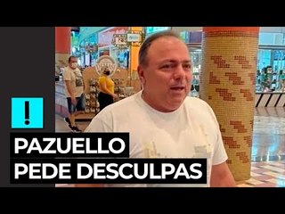 Pazuello pede desculpas por não ter usado máscara em shopping de Manaus