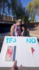 Giving away free iphone 15 but only one girl said yes to me.hd