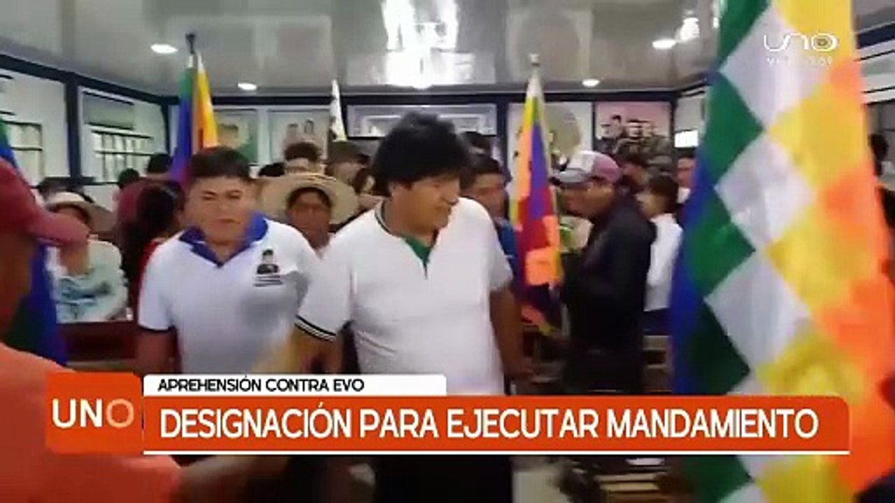 Autoridades aseguran aprehender a Evo