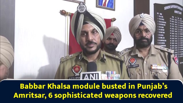 Babbar Khalsa module busted in Punjab’s Amritsar, 6 sophisticated weapons recovered