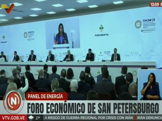 Vpdta. Rodríguez expuso la postura de Venezuela sobre abogar por el respeto al trilema energético