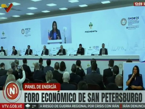Vpdta. Rodríguez expuso la postura de Venezuela sobre abogar por el respeto al trilema energético