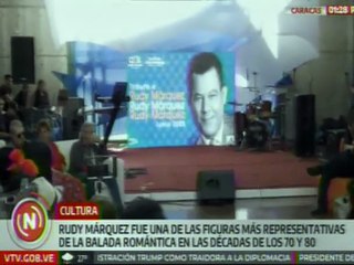 Realizan homenaje a Rudy Márquez una de las figuras más representativas de la balada romántica