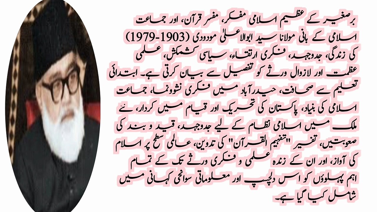 Part-1مفکرِ اسلام: سید ابوالاعلیٰ مودودی کی زندگی کا سفر