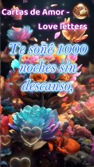 Te soñé mil noches...—#fyp #viralvideo  #2025  #  #amor   #love