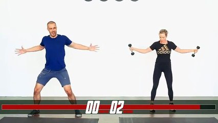 Fat burning, high intensity, low impact home cardio workout
