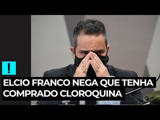 Elcio Franco nega que tenha comprado cloroquina para Covid