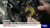 Airbags Takata: le gouvernement ordonne l'immobilisation de 800.000 véhicules supplémentaires