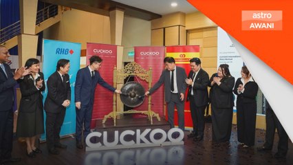 Saham Cuckoo buat penampilan sulung di pasaran utama bursa negara