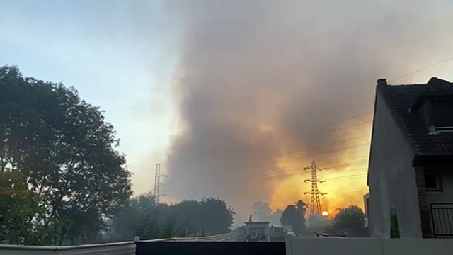 Un incendie a éclaté dans le Val-d'Oise, mardi 24 juin