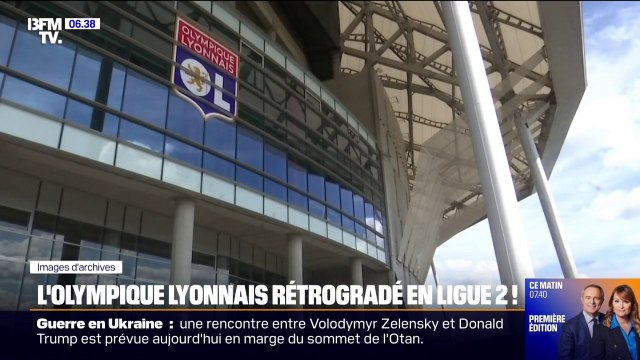 L'Olympique lyonnais rétrogradé en Ligue 2, le club va faire appel de la sanction