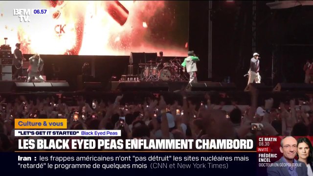 Les Black Eyed Peas ont enflammé le château de Chambord devant 30.000 personnes
