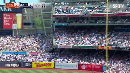 스포츠중계 빠른티비 [MLB] 볼티모어 vs 뉴욕 양키스 하이라이트 2025.06.22 (일) 0205