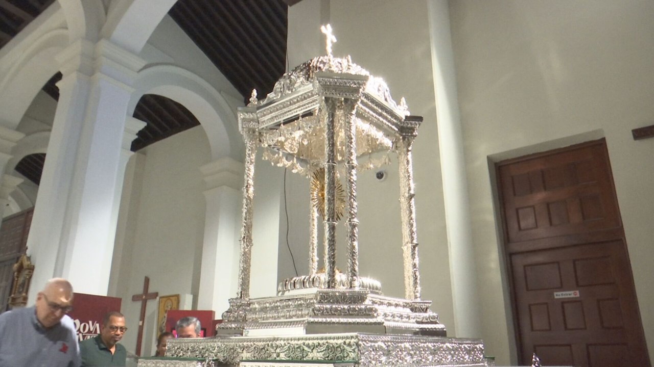 Corpus Christi en Casco Antiguo: Llega a Panamá el templete que saldrá en procesión este 29 de junio
