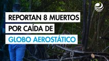 Reportan 8 muertos por caída de un globo aerostático en Brasil