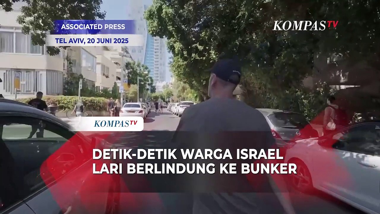 Warga Tel Aviv Lari Berlindung ke Bunker usai Dengar Sirine Serangan Iran ke Tel Aviv Berbunyi