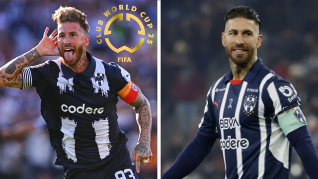 Sergio Ramos entra en calor en la cancha del Rose Bowl previo al River Plate vs Rayados
