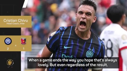 Chivu delighted by Inter spirit as they escape shock v Urawa
