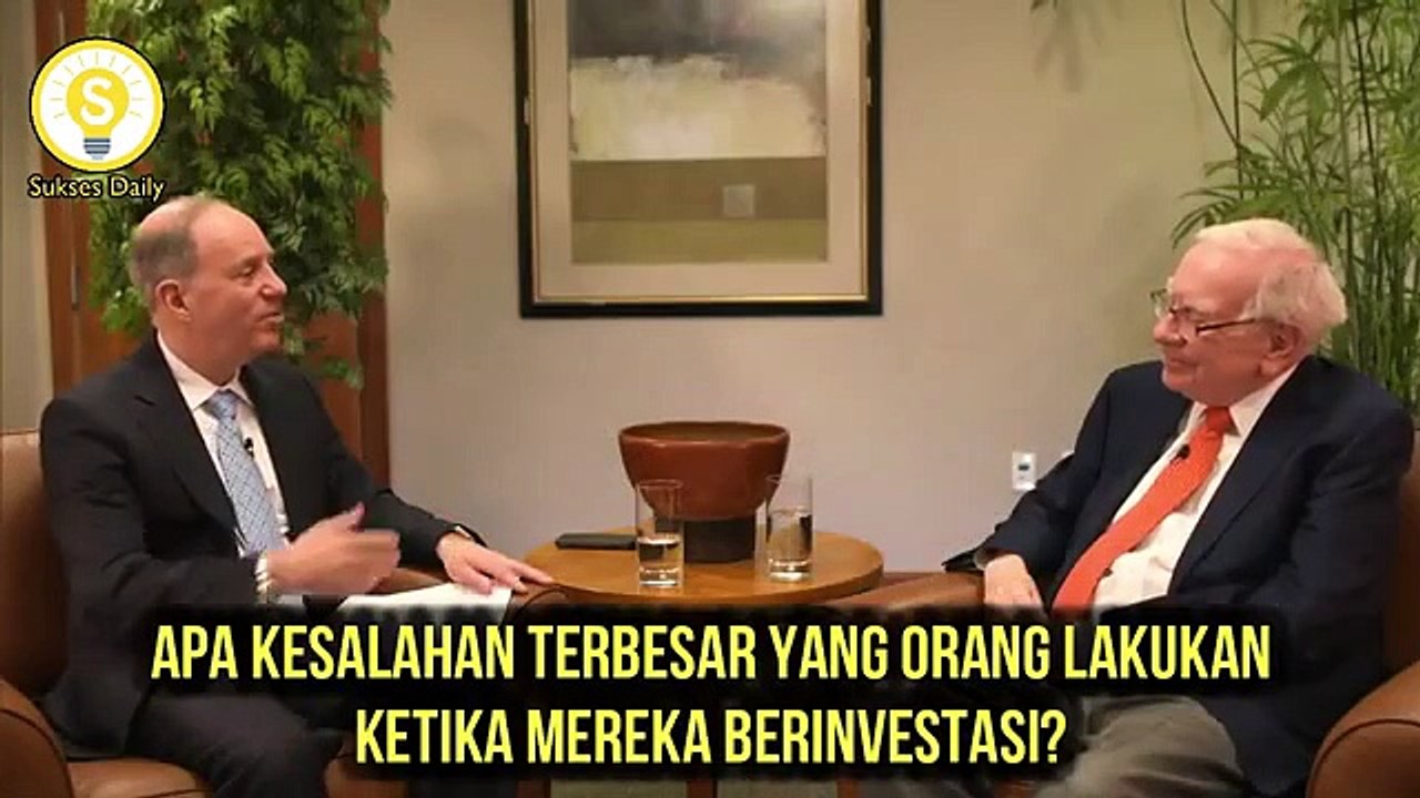 Nasihat Terbaik Untuk Sukses Dalam Hidup - Warren Buffett _ Subtitle Indonesia _ Motivasi Inspirasi