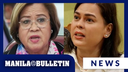 De Lima explains why she thinks VP Duterte is scared of an impeachment trial
