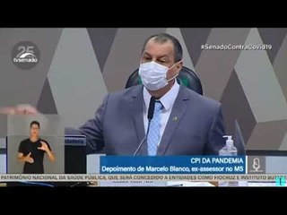 "Não tem moleque aqui", diz Omar Aziz para Marcos Rogério