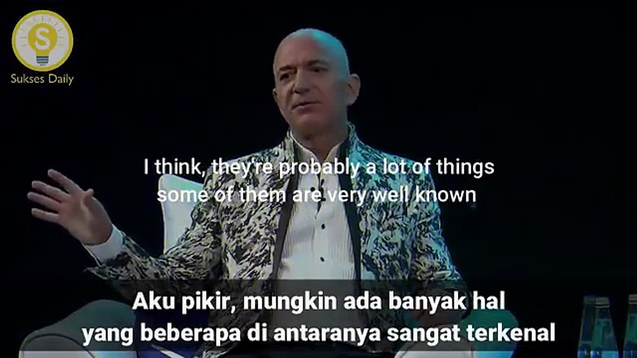 Nasihat Terbaik Jeff Bezos Untuk Anak Muda - Subtitle Indonesia - Motivasi dan Inspirasi
