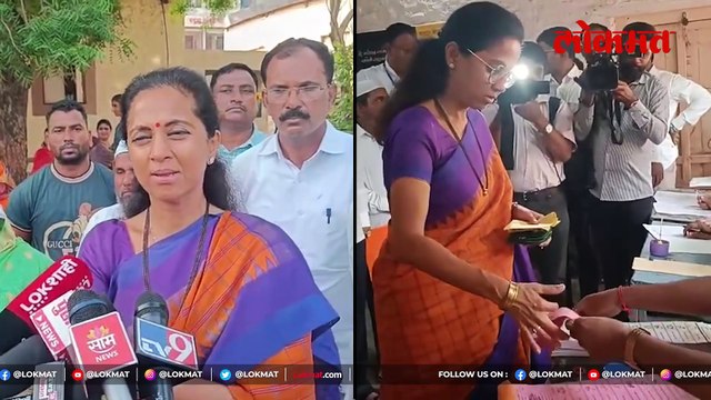 माळेगाव कारखाना निवडणूक, मतदान केल्यानंतर सुप्रिया सुळे काय म्हणाल्या