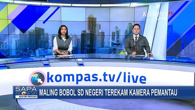 Terekam CCTV! Aksi Maling di SD Negeri Cilegon, Pelaku Bawa Kabur Barang Elektronik