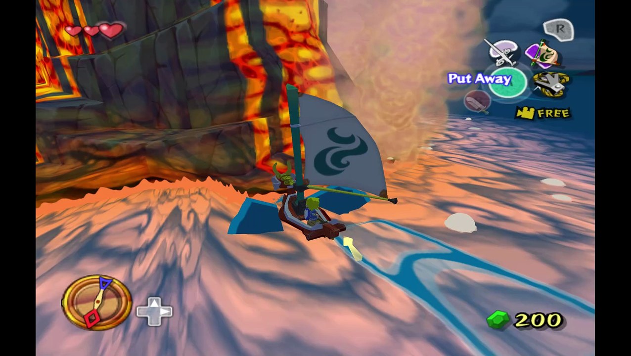 Wind Waker. Using Prerelease Sea stage.arc test in final JPN Version. & doing stuff