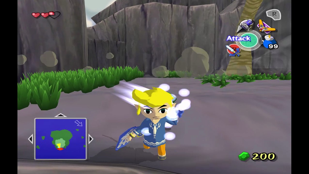 Wind Waker. Viewing Wind Temple restore MS Cutscene before beating Boss
