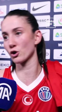 Olcay Çakır Turgut: En öncelikli hedefimiz ve hayalimiz gruptan çıkmaktı. Bugün ilk hayalimizi gerçekleştirdik
