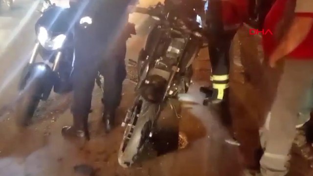 Otomobil ile çarpışan motosikletin sürücüsü öldü