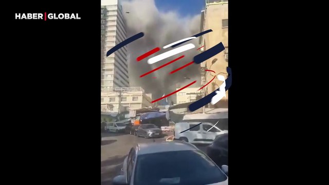 İran, Tel Aviv'i 'Hayber' ile vurdu! Yıkımdan yeni görüntüler