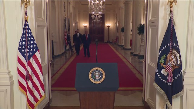 Trump addresses the nation after US strikes on Iran