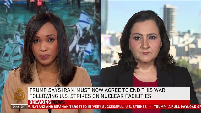 Iranian missiles target Israel after US bombed nuclear sites