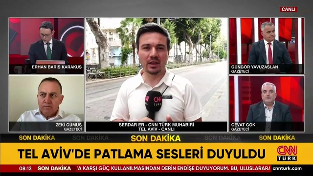 İran'dan İsrail'e misilleme | CNN Türk Muhabiri saldırı anını anlattı: 'DEPREM GİBİ SARSILDIK'